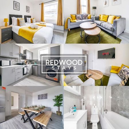 Brand New, 2 Bed 1 Bath, Modern Town Center Apartment, Free Wifi & Netflix By Redwood Stays Aldershot Dış mekan fotoğraf